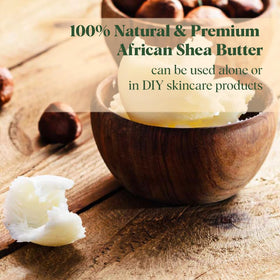 DIY flatlay with White Naturals shea butter and oils for homemade skincare blends