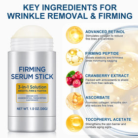 WHLH & WELL-BEING applying stick to neck and décolletage to improve firmness