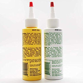 Wild Growth bottle close-up highlighting creamy texture and moisture