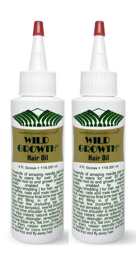 Wild Growth front packaging showing two 4oz bottles and product clarity for easy styling