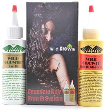 Wild Growth applied in textured hair demonstrating improved manageability