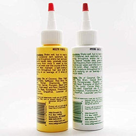Wild Growth in-use scalp application demonstrating targeted nourishment and control