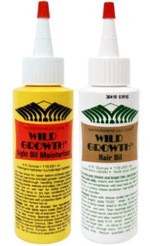 Wild Growth texture close-up of lightweight oil showing smooth, non-greasy finish
