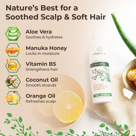 Wild Naturals label closeup highlighting hypoallergenic, pH-balanced formula benefits