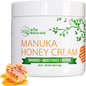 Wild Naturals jar front view showing packaging and calming design benefits skin hydration