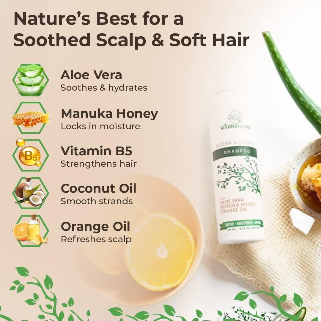 Wild Naturals label close-up highlighting ingredient list and claims