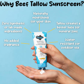 Wildara travel size bottle held in hand illustrating compact, on-the-go sunscreen convenience