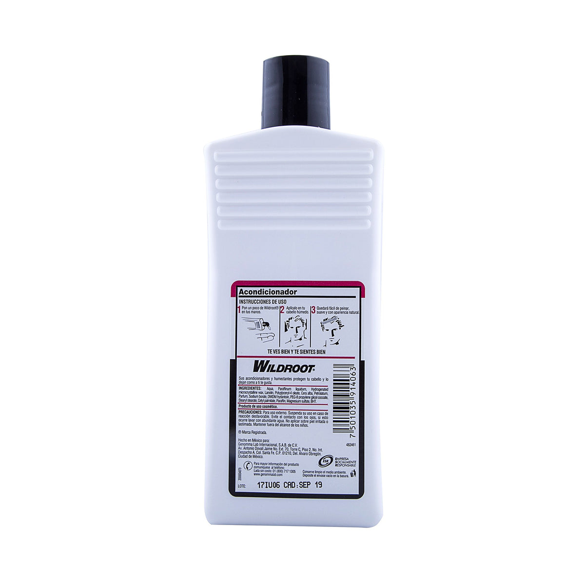 Wildroot in-use shower application demonstrating easy spread and instant softness