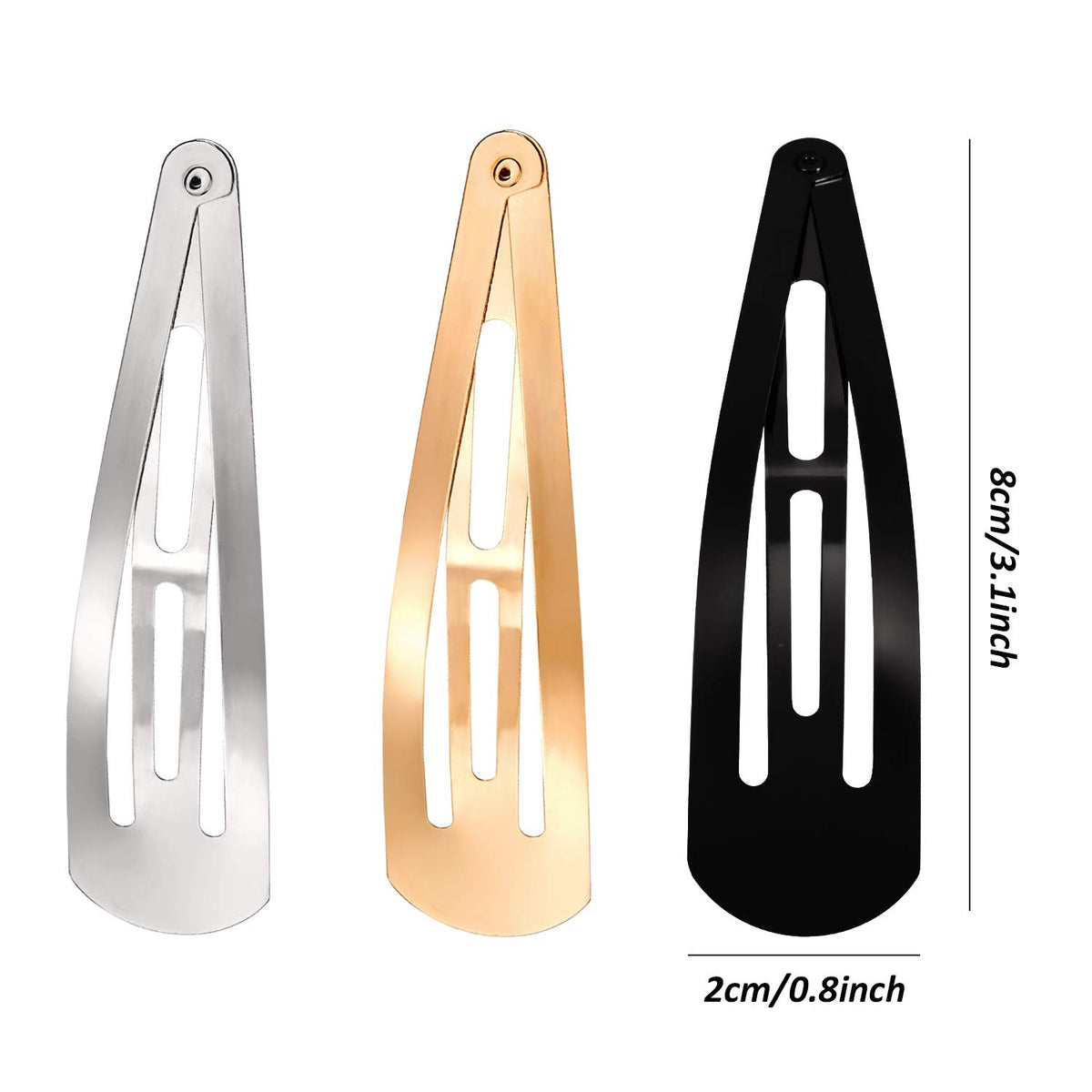 WILLBOND clips held in hand to show 3.1 inch scale and easy portability benefit