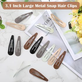 WILLBOND clips holding a thick ponytail to show strong nonslip grip