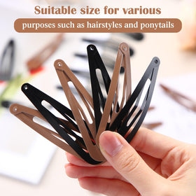 WILLBOND clips holding half-up hairstyle showing practical everyday use