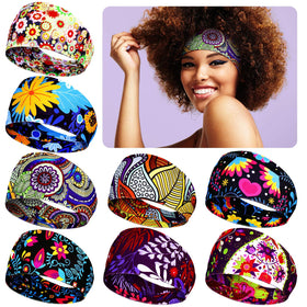 WILLBOND front view of eight colorful headbands shows variety and convenience