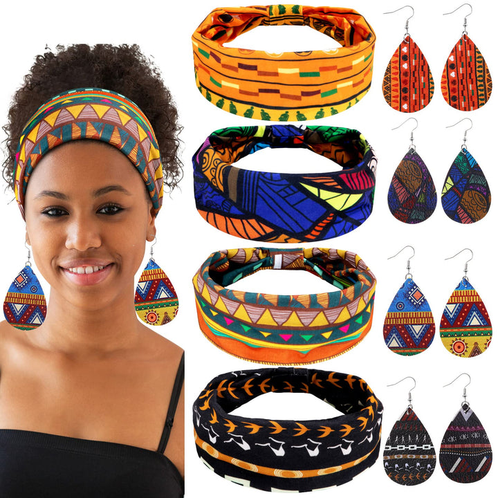 WILLBOND front view of set showing headbands and earrings for easy selection