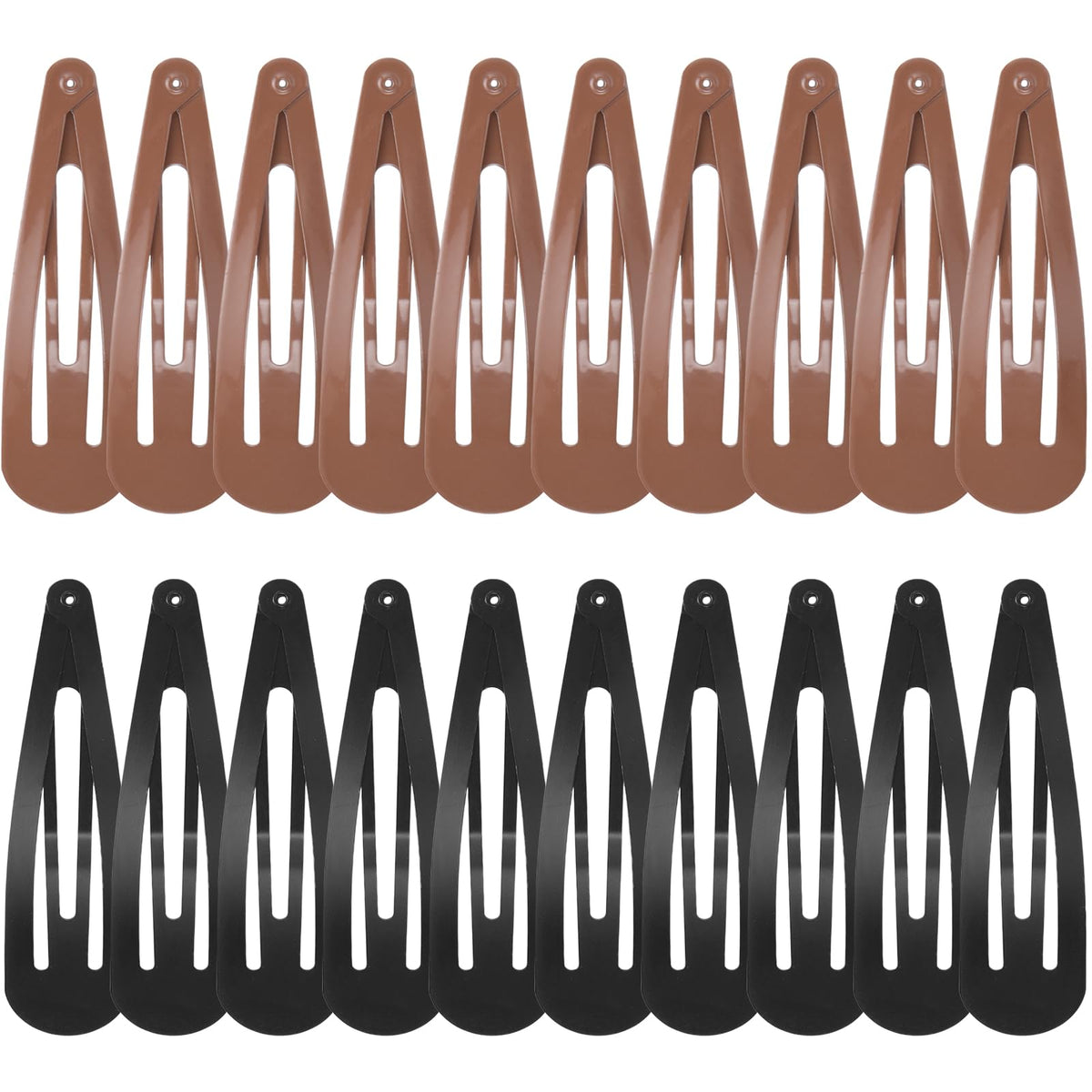 WILLBOND front packaging showing 30 brown and black snap hair clips and bulk value