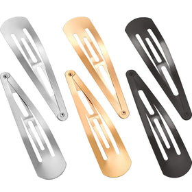 WILLBOND front view of 30 metal snap clips showing mixed metallic colors and organized set