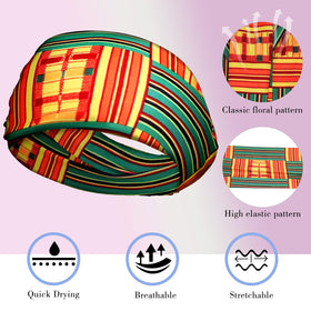 WILLBOND headband worn during yoga demonstrating secure non-slip hold and sweat management