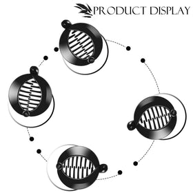 WILLBOND clip securing half-up hairstyle demonstrating secure, discreet styling benefit