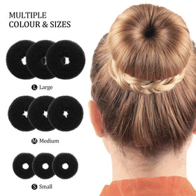 WILLBOND low chignon shown on model for formal and casual looks
