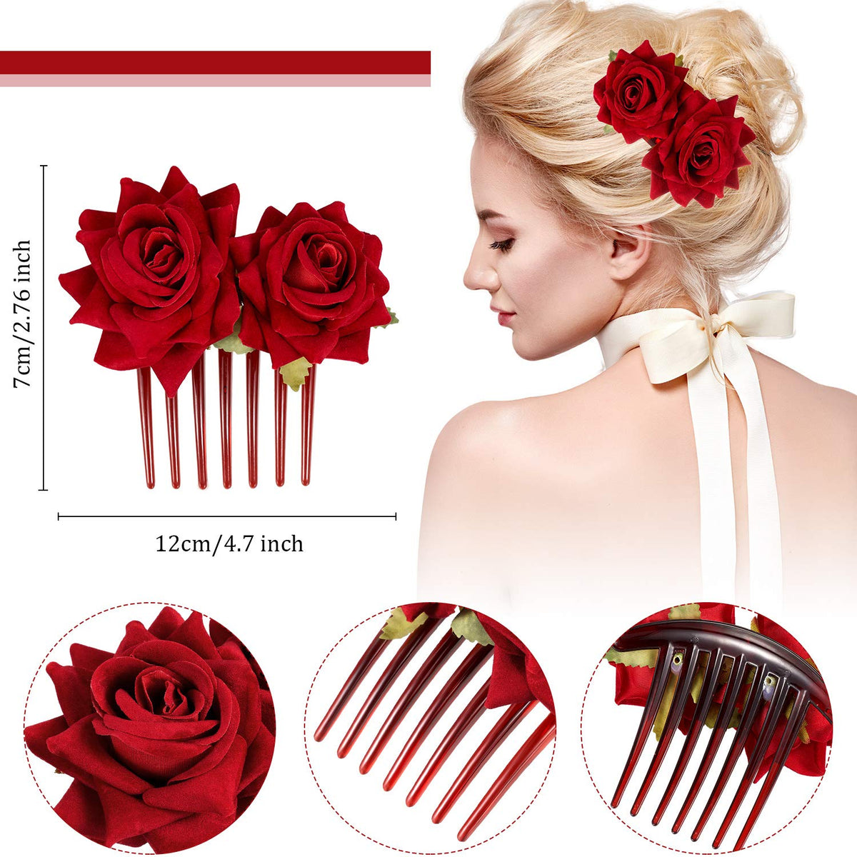 WILLBOND close-up of layered fabric petals highlighting realistic texture and durable finish