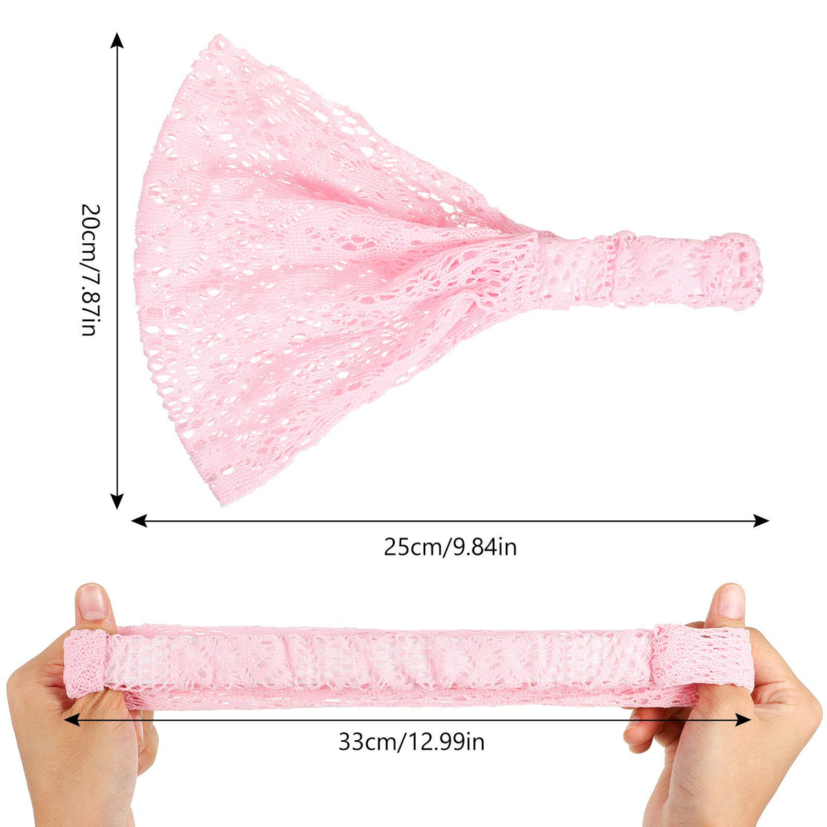 WILLBOND model wearing narrow headband style demonstrating secure everyday hold