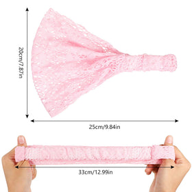 WILLBOND model wearing narrow headband style demonstrating secure everyday hold