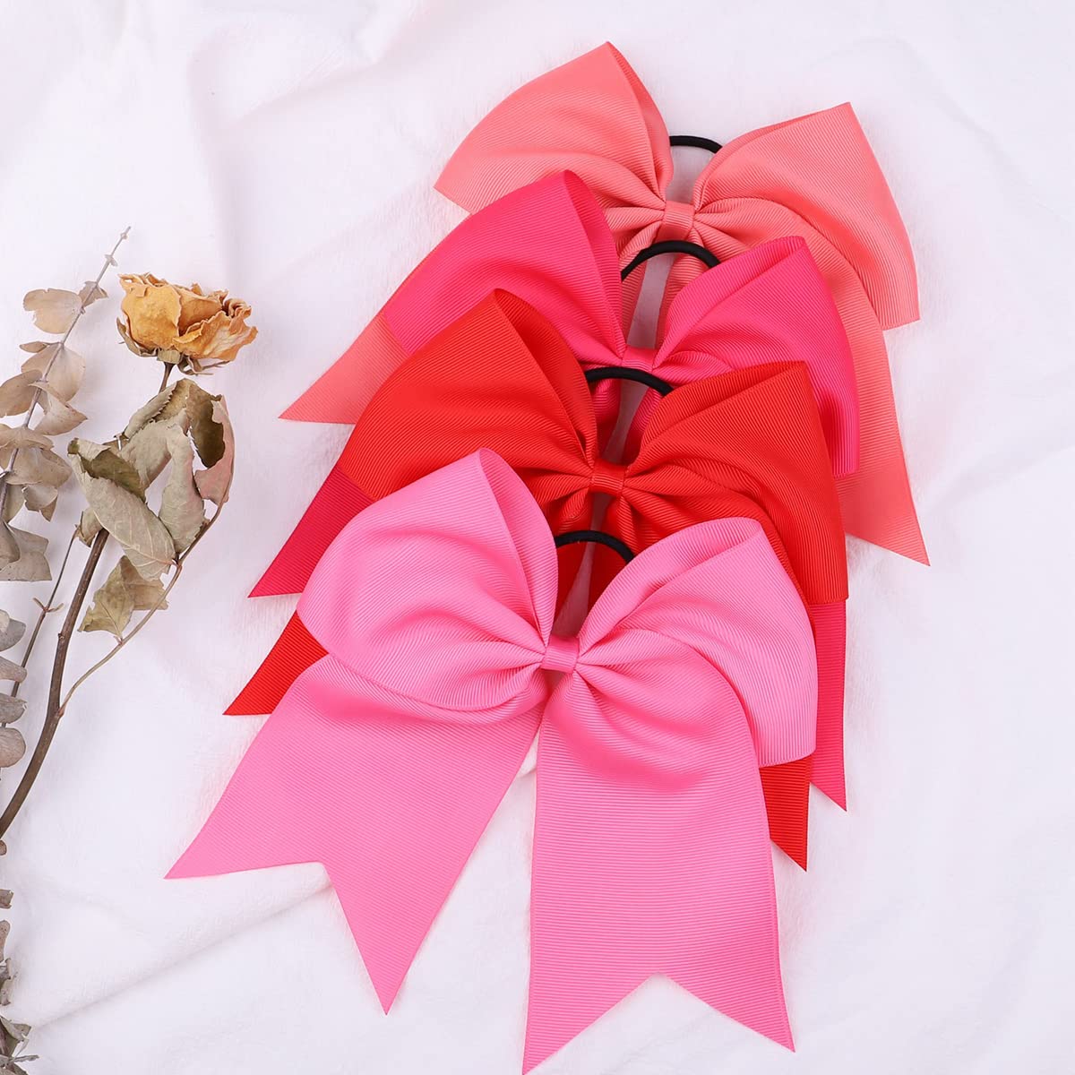 WillingTee bow worn in ponytail, visible during activity