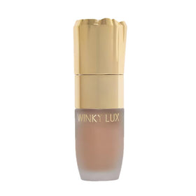 Winky Lux texture swipe on skin demonstrating buildable pigment and soft matte finish