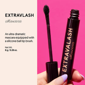 Winky Lux ExtravaLash brush close-up highlighting silicone ball tip