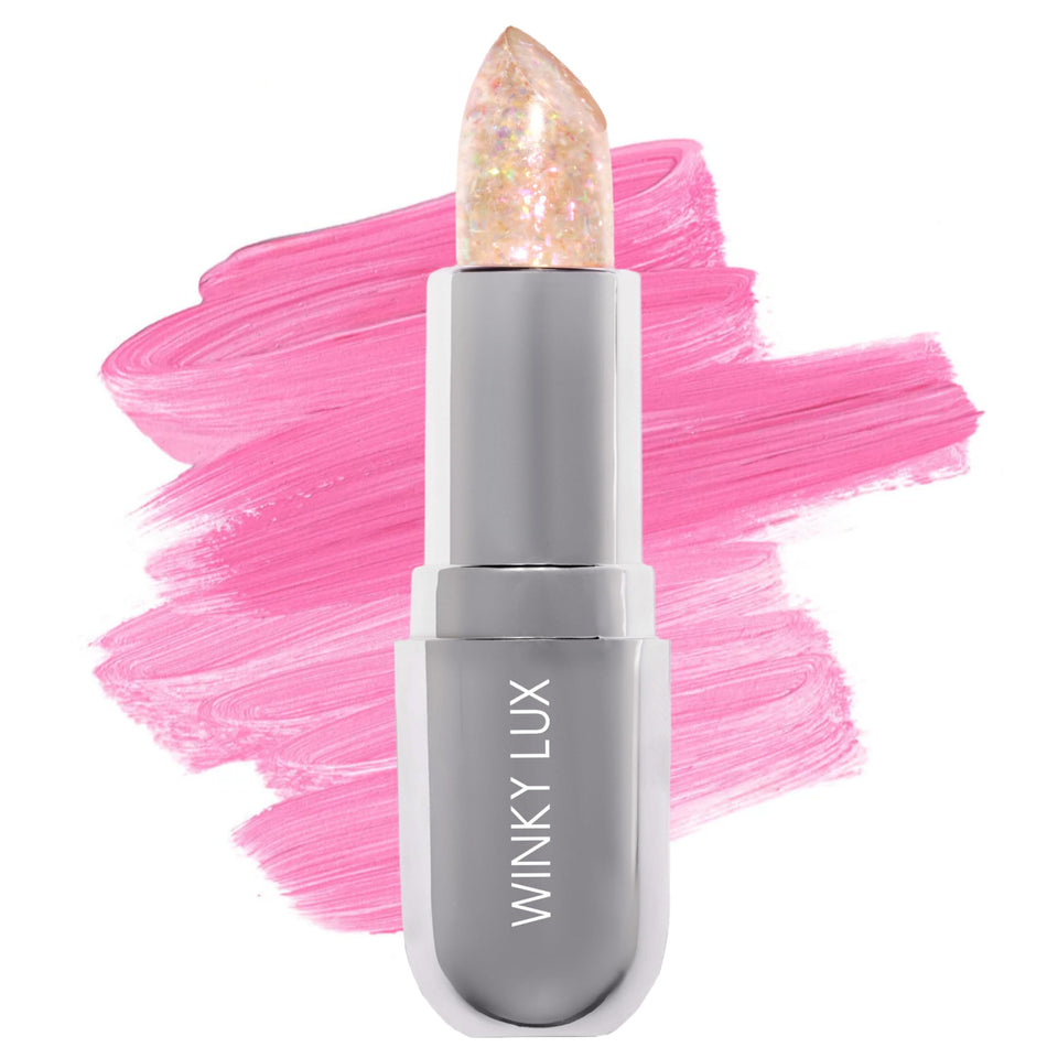Winky Lux front packaging showing colorful confetti and product name for playful appeal