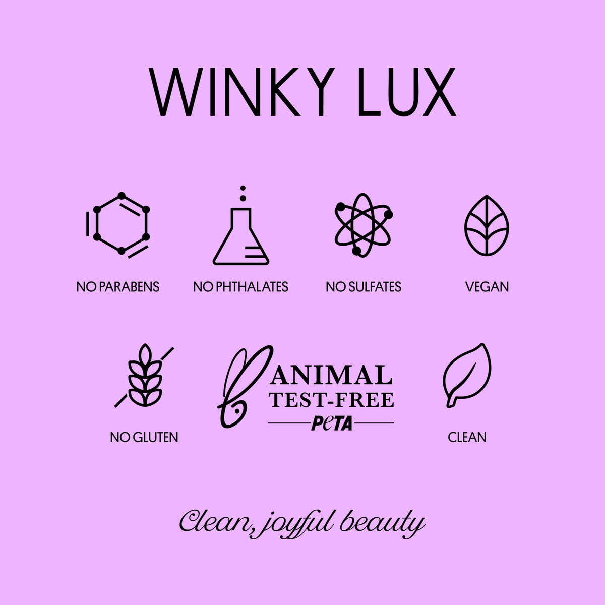 Winky Lux lifestyle flatlay with vanilla and lavender conveying scent and mood