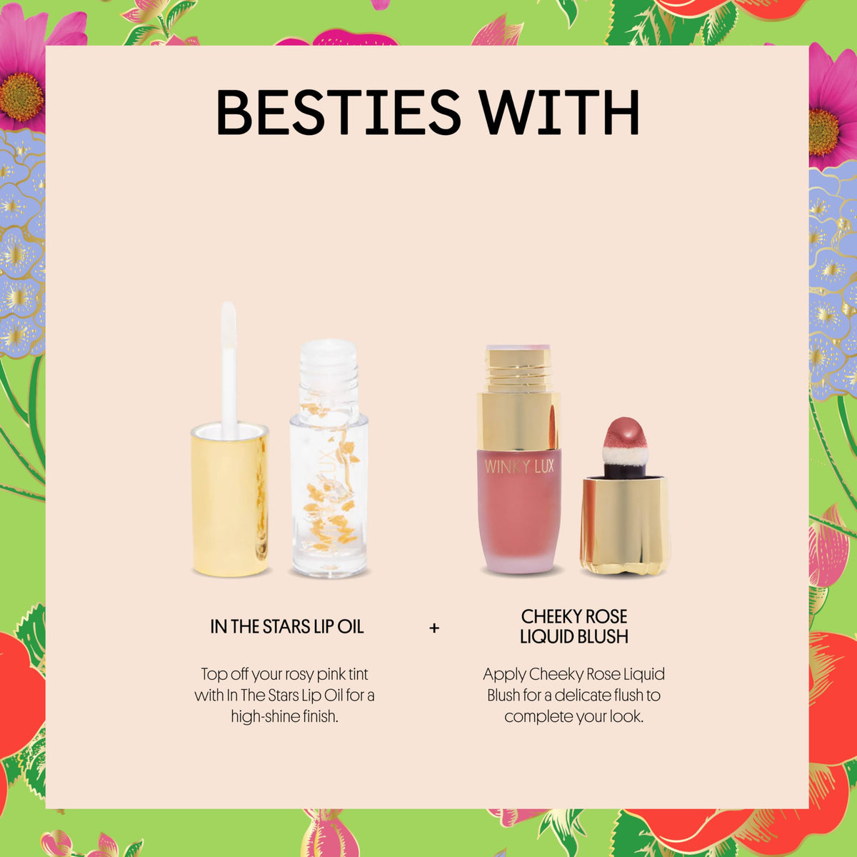 Winky Lux flatlay with packaging and props, giftable and sustainable appeal
