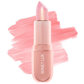 winky lux balm front open showing product and shimmer for instant glow