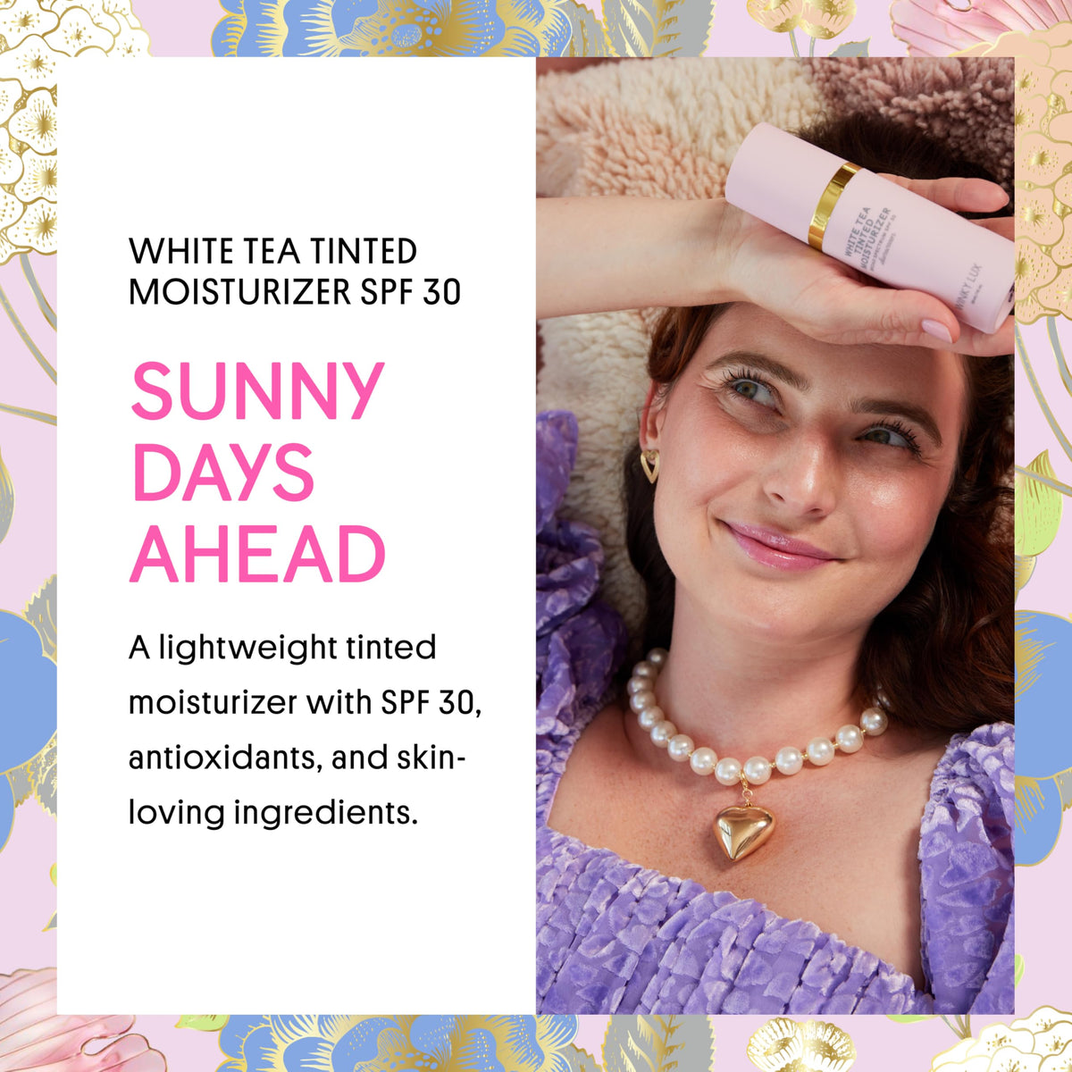 Winky Lux texture close-up spread demonstrating smooth, blendable finish