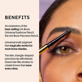 Winky Lux spoolie and pencil swatch blending for natural finish