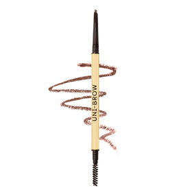 Winky Lux Uni-Brow front view showing compact pencil and neutral taupe benefit