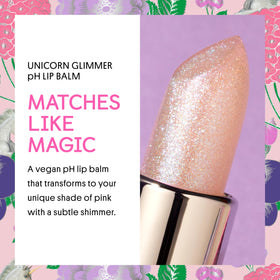 Winky Lux swatch on hand revealing pink flush and moisturizing glow benefit visual proof