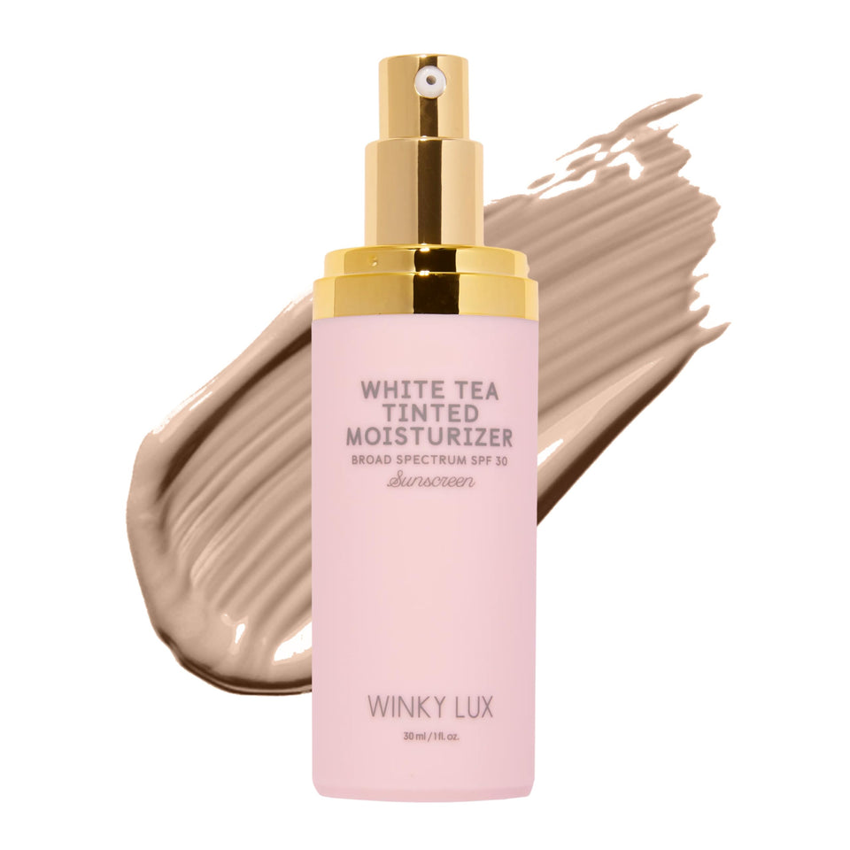 Winky Lux front packaging showing compact, travel-friendly moisturizer