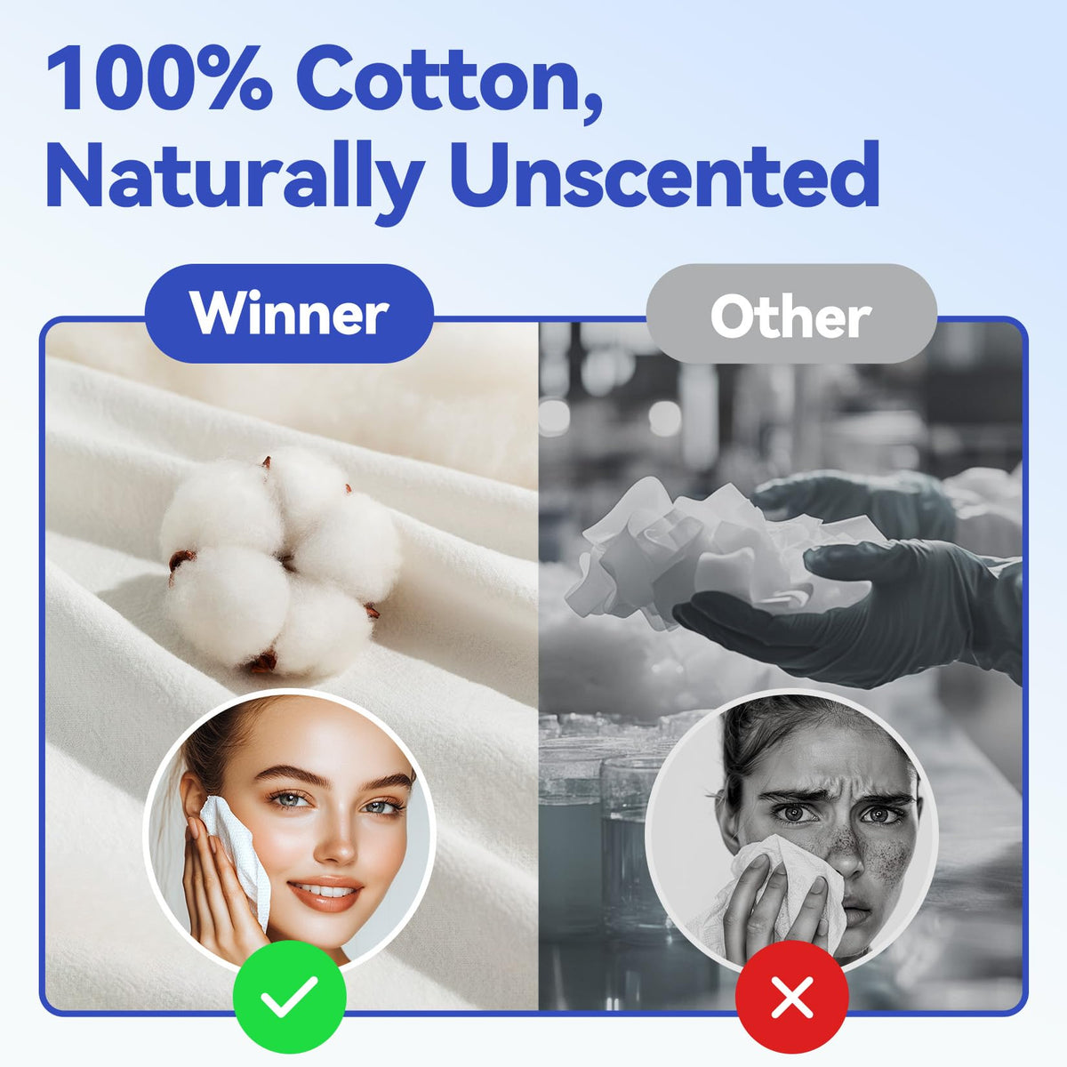 Winner stacked packs illustrating bulk supply and value benefit