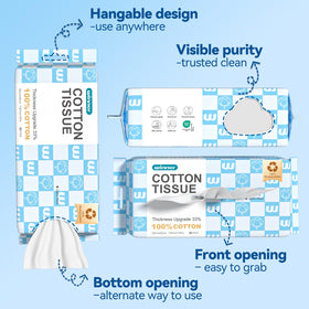 Winner stacked packs in a bathroom, convenient bulk supply for families