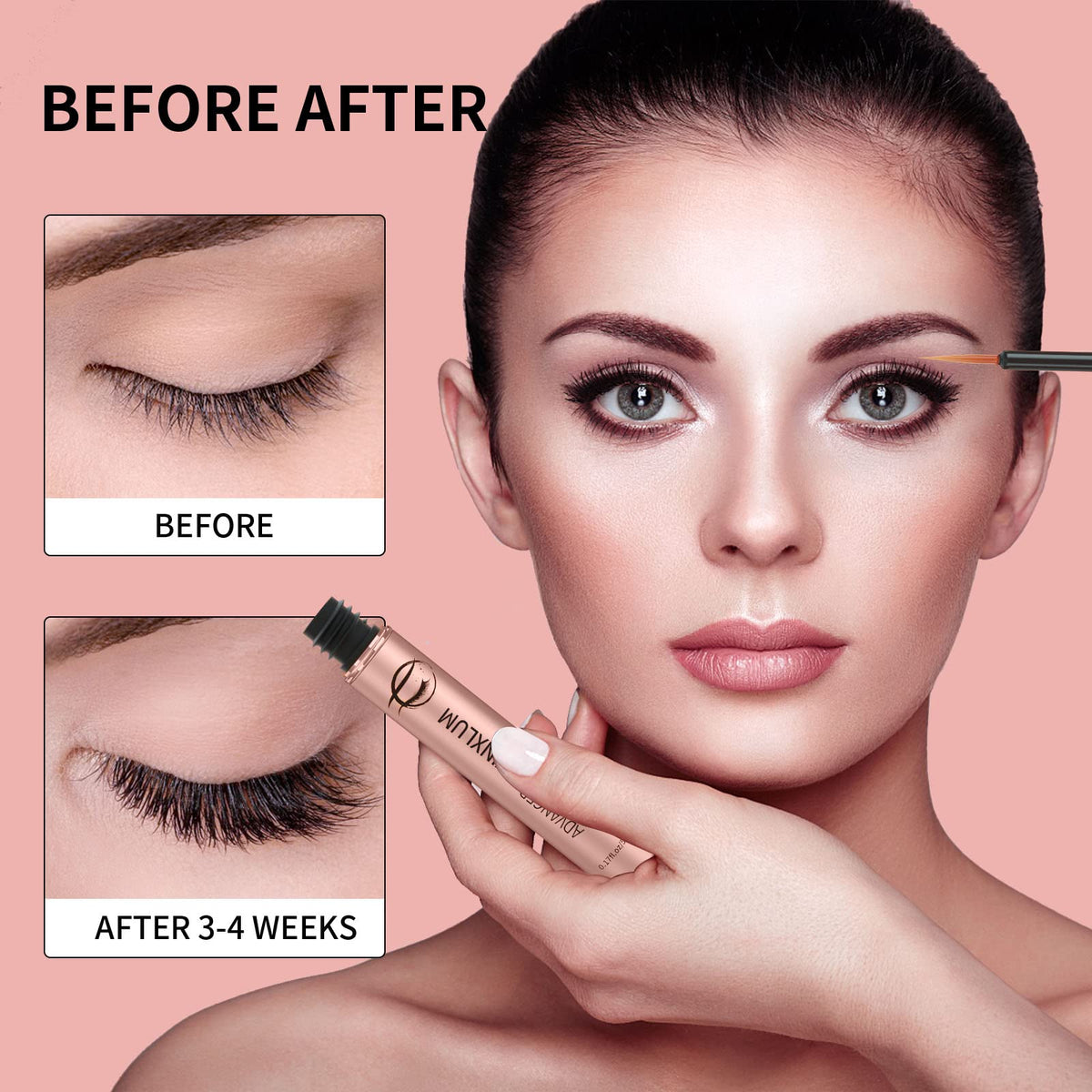 Winxlum brow application in use demonstrating targeted root treatment