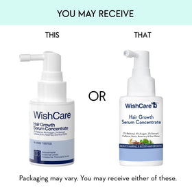 WishCare serum dropper close-up highlighting lightweight texture for absorption