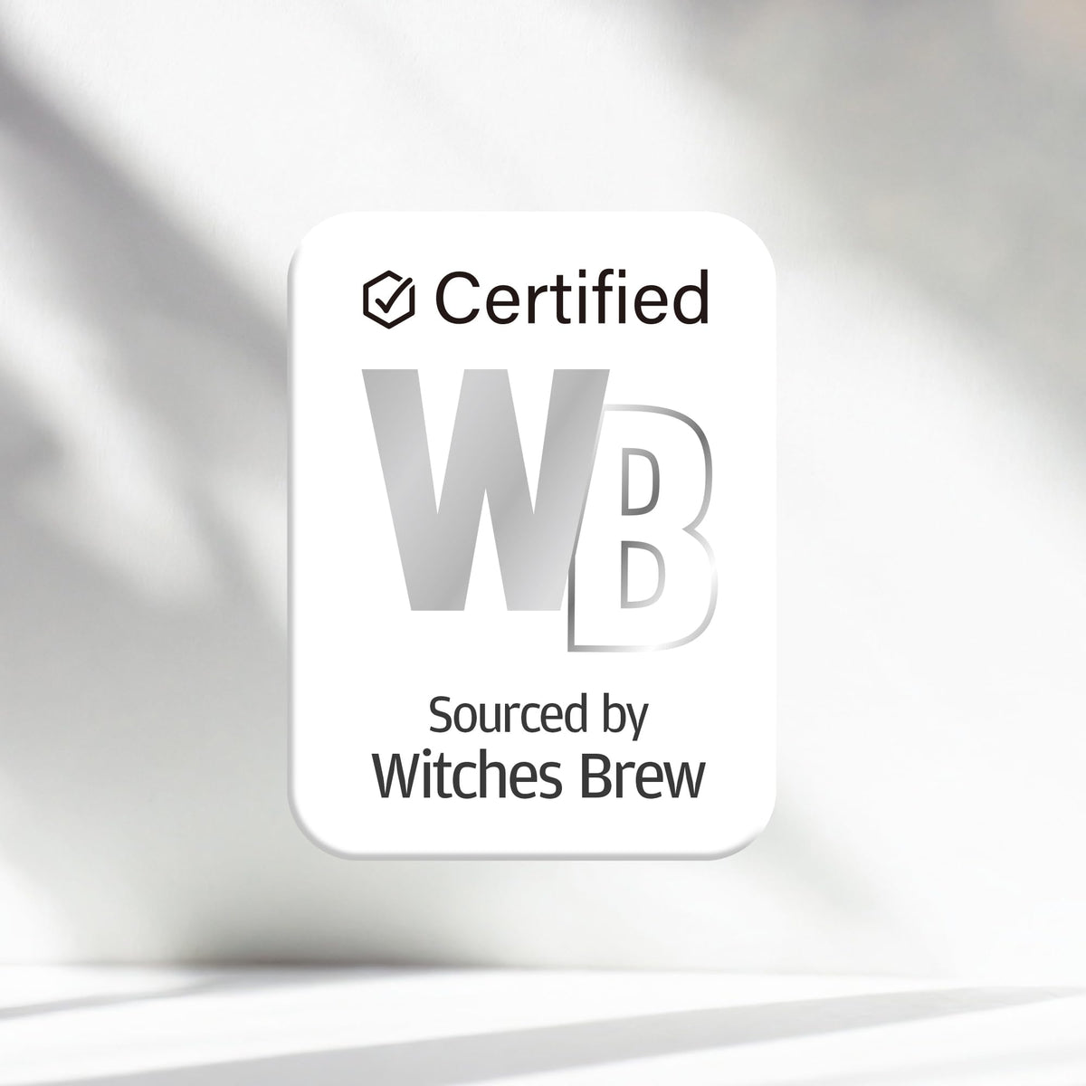 Witches Brew on a vanity with skincare items showing routine integration