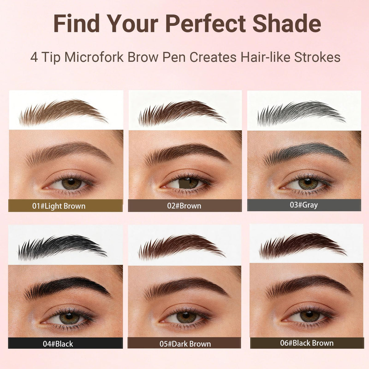Wiyakwnry close-up micro-fork tip delivering precise hair-like strokes