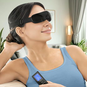 WIZARD RESEARCH front packaging showing the heated eye mask and features for clear product understanding