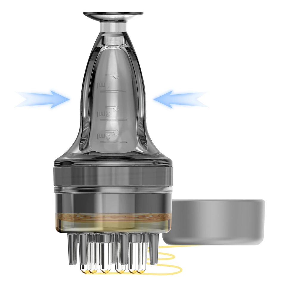 WL-YBOPRO front view of applicator bottle showing compact design and precise control
