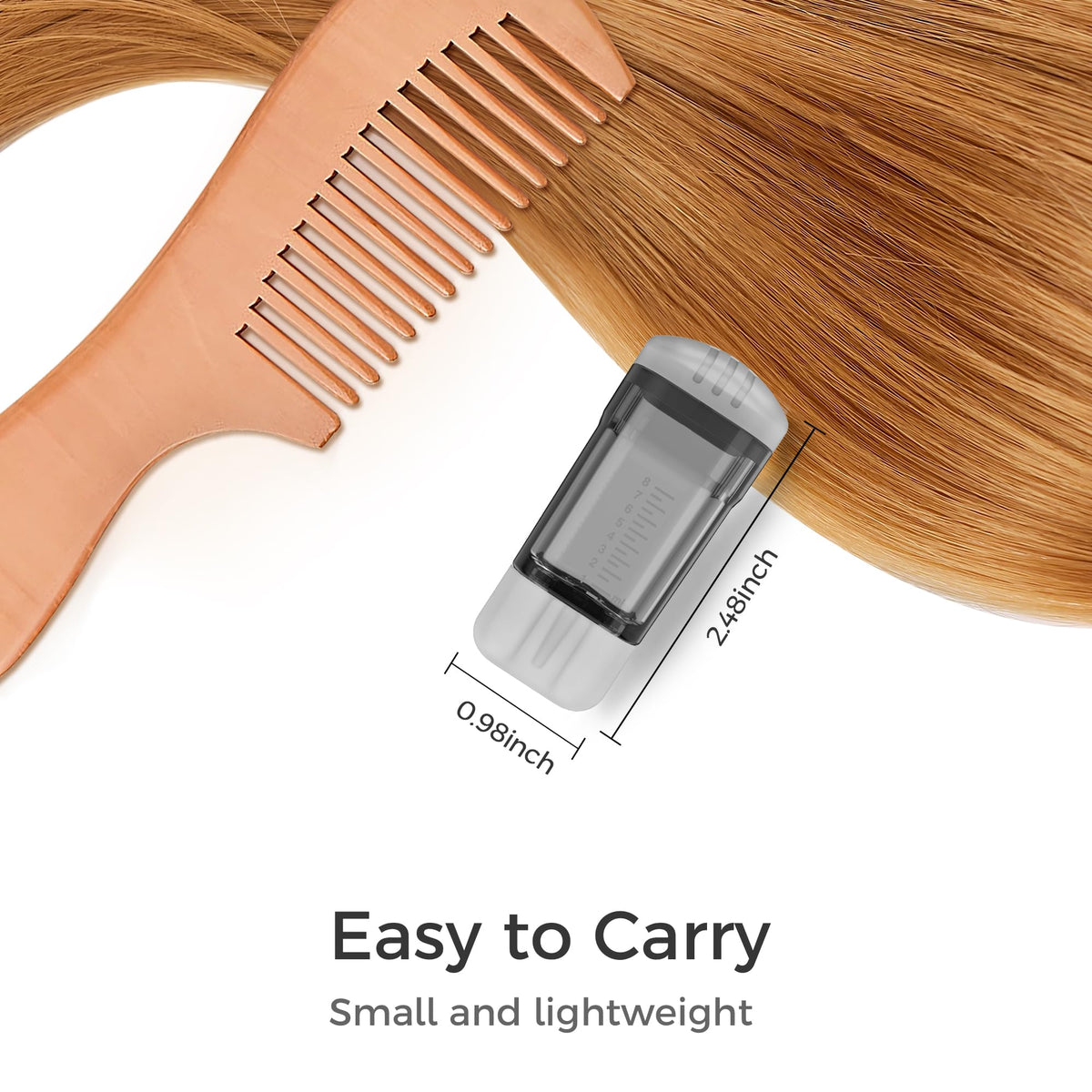 WL-YBOPRO applicator set inside a small travel pouch ready for on-the-go routines