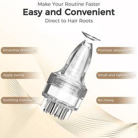 WL-YBOPRO tip touching scalp demonstrating direct-to-root benefit