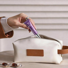 WM WONDER MOJO tucked in a travel pouch for on-the-go cuticle care
