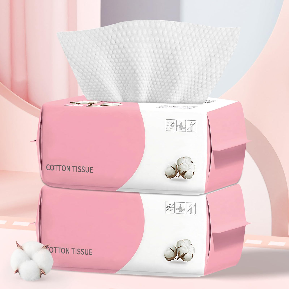 WMQL front packaging showing 100-count biodegradable towels for easy refills
