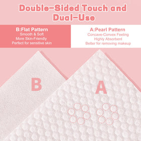 WMQL close-up of dual-sided pebble texture and smooth surface for better cleaning